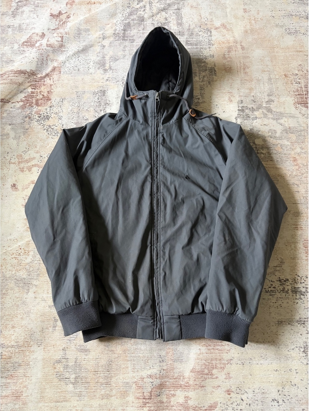 Volcom jacket grey winter blanket lined men’s large